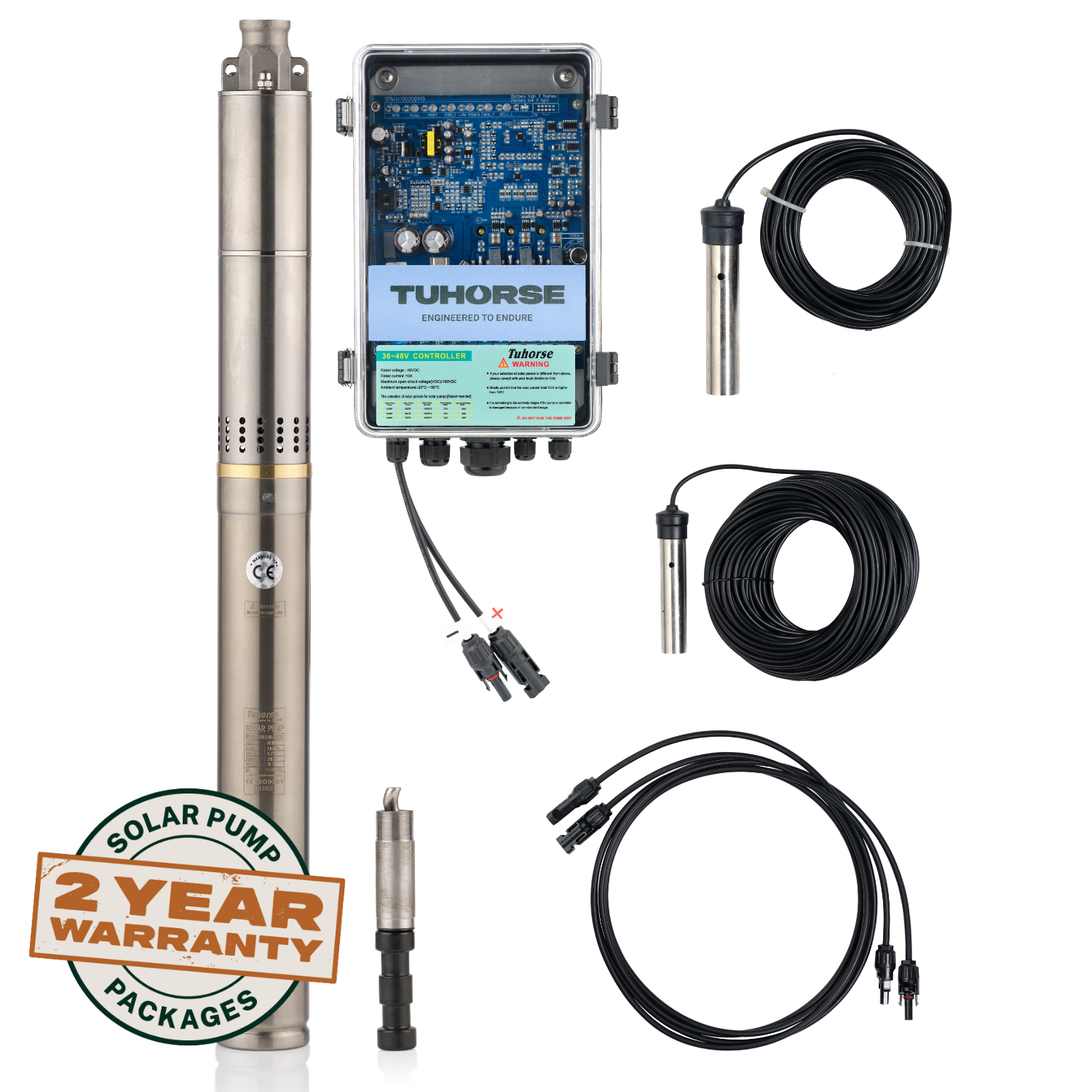 2S370 - 40 Submersible Solar Pump Package - Tuhorse Australia