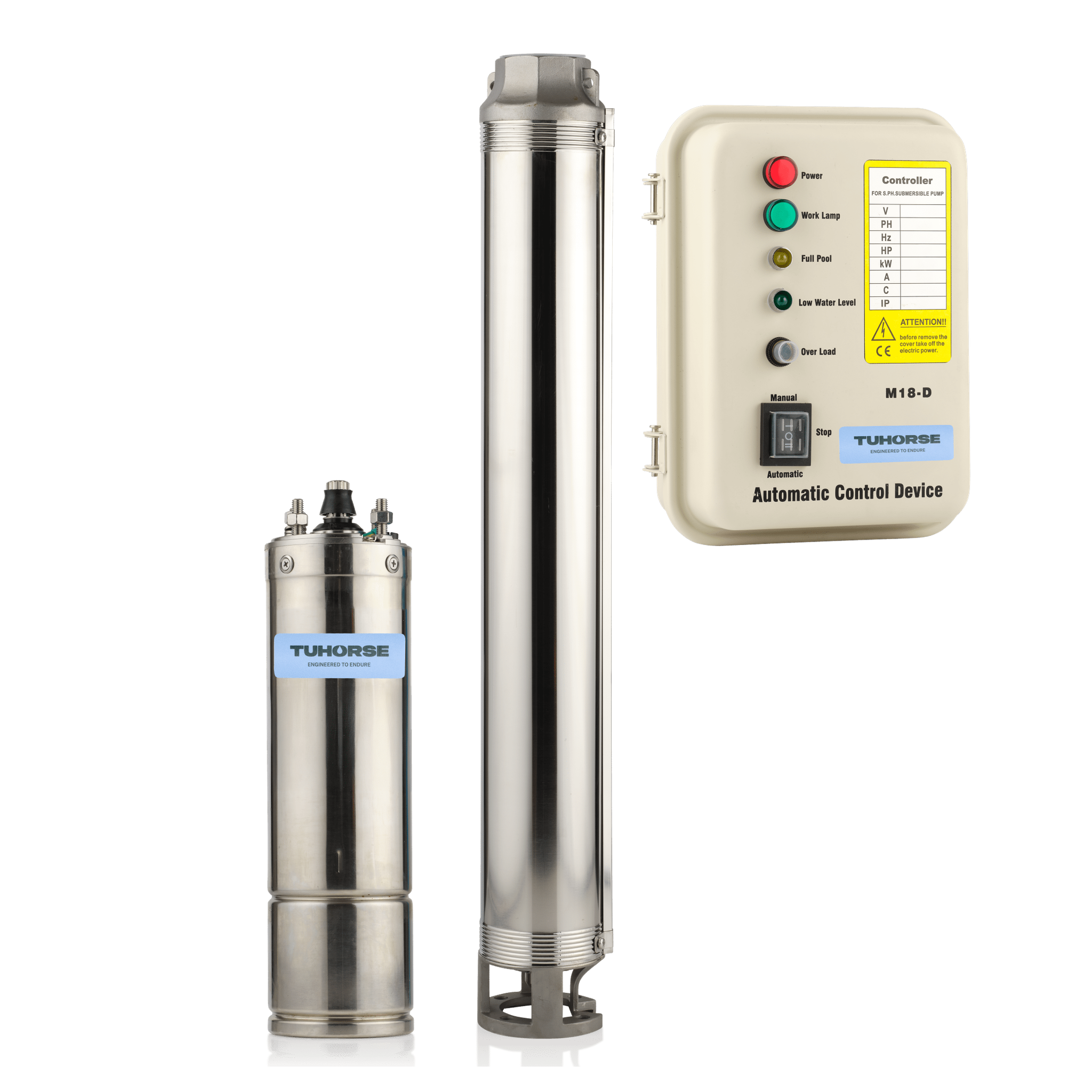 4" 3HP/240V MA - 10 Submersible Bore Pump Package - Tuhorse Australia