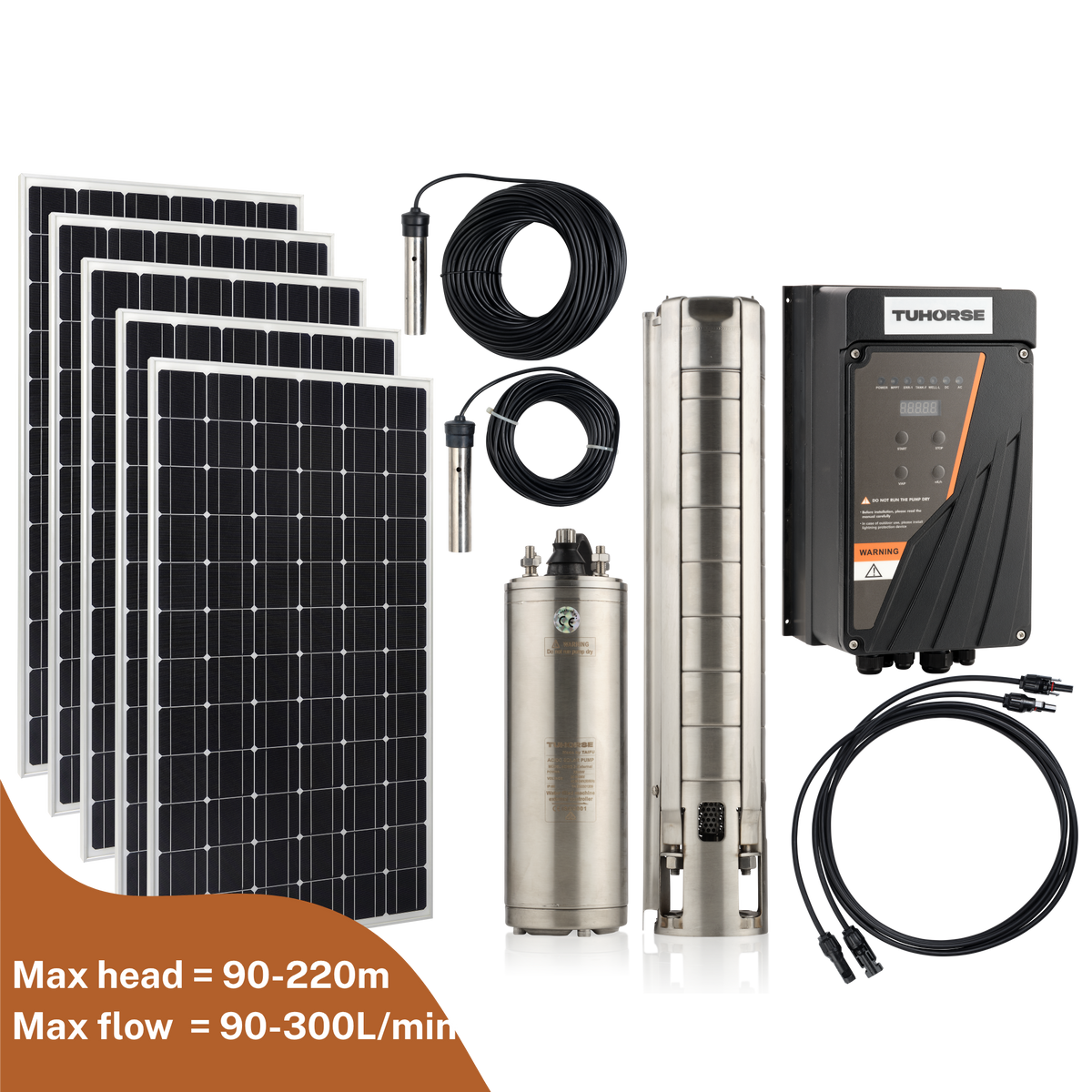 4H2200/3800 - 3 - EXT ACDC Solar Pump Package - Tuhorse Australia