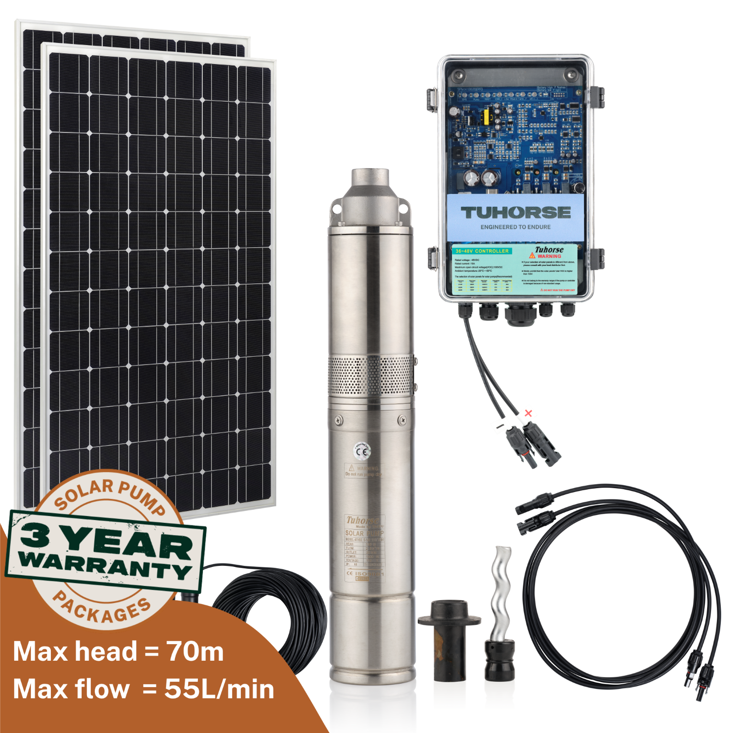 4S500-40/800 Submersible Solar Pump Package