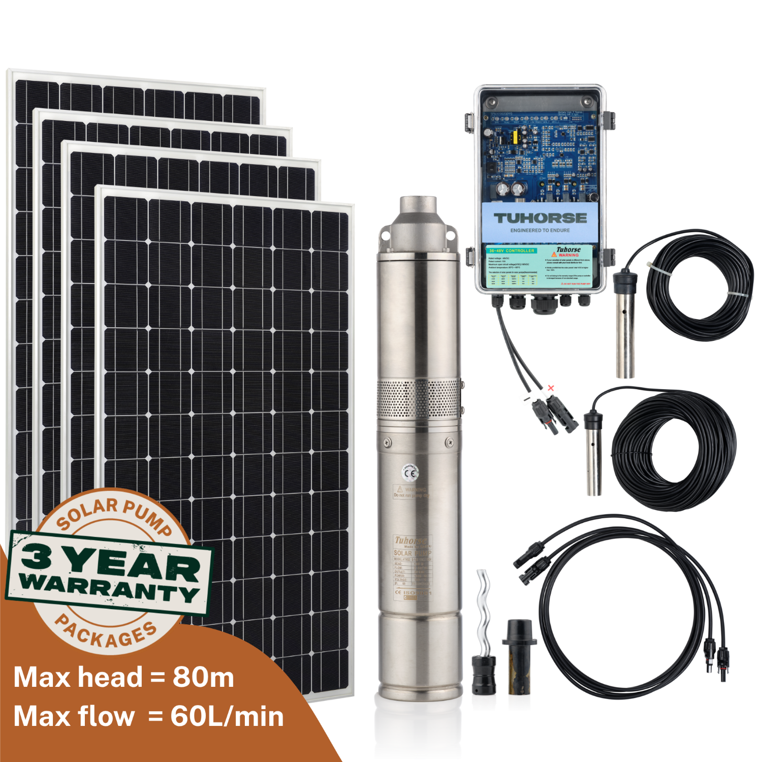 4S1000-40/800 Submersible Solar Pump Package
