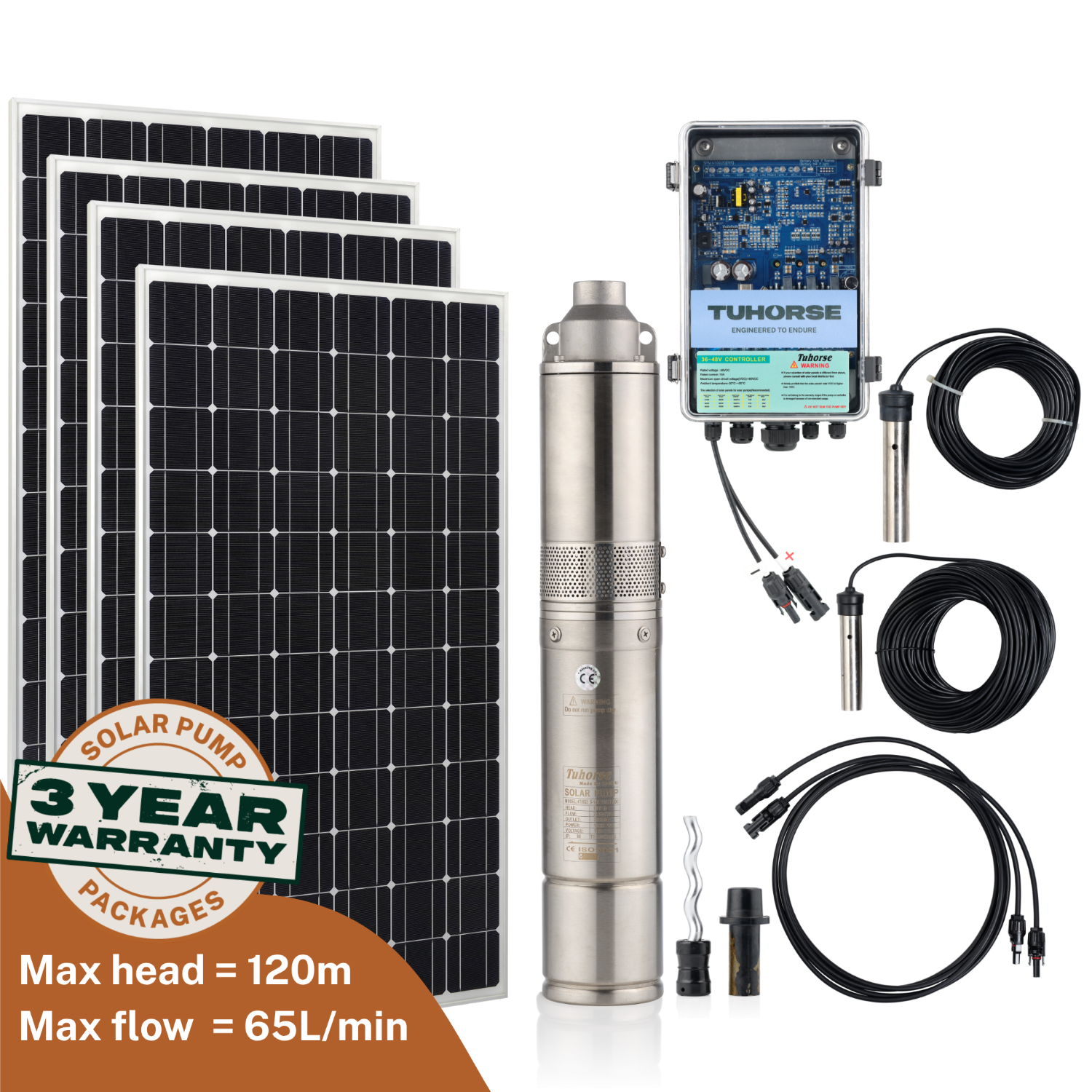 4S1000-40/1600 Submersible Solar Pump Package