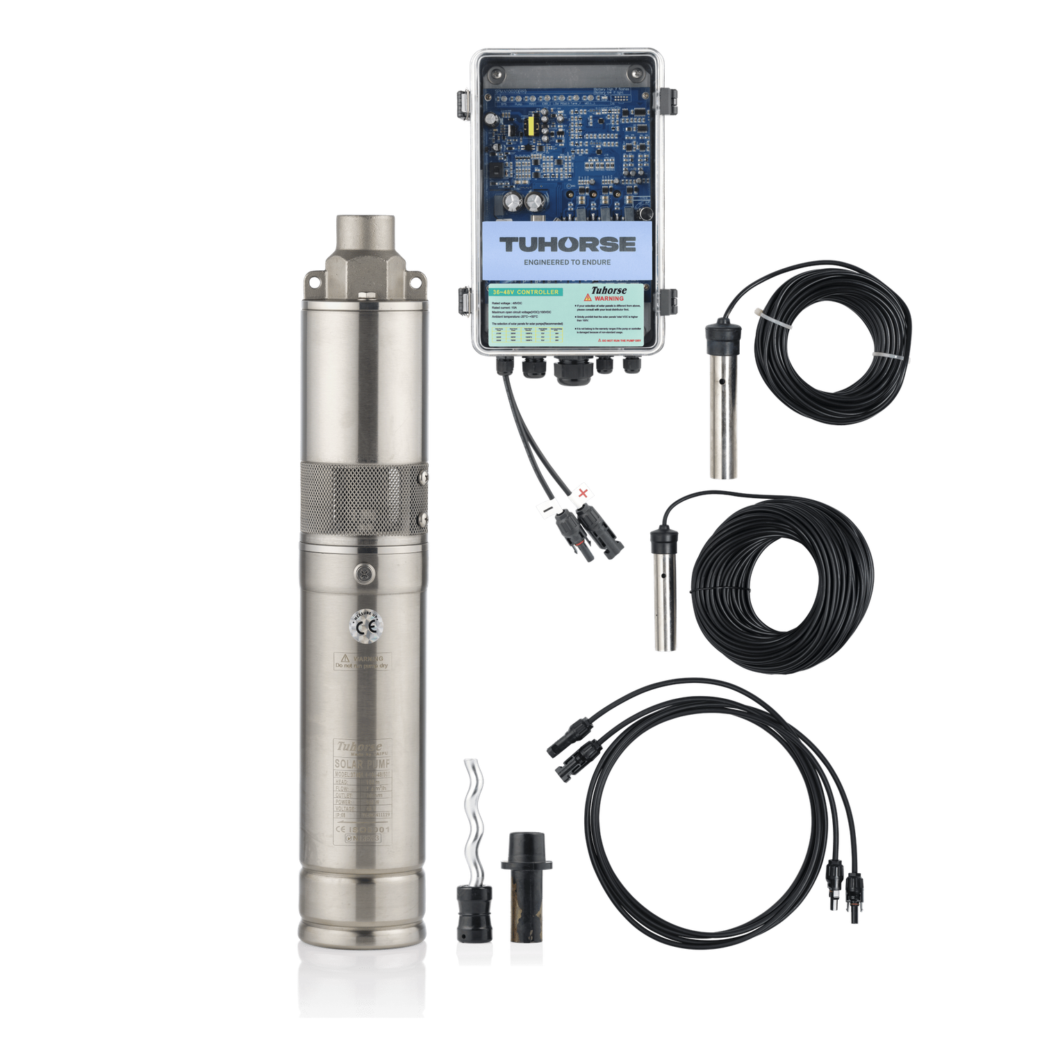 3S500 - 40/800 Submersible Solar Pump Package - Tuhorse Australia