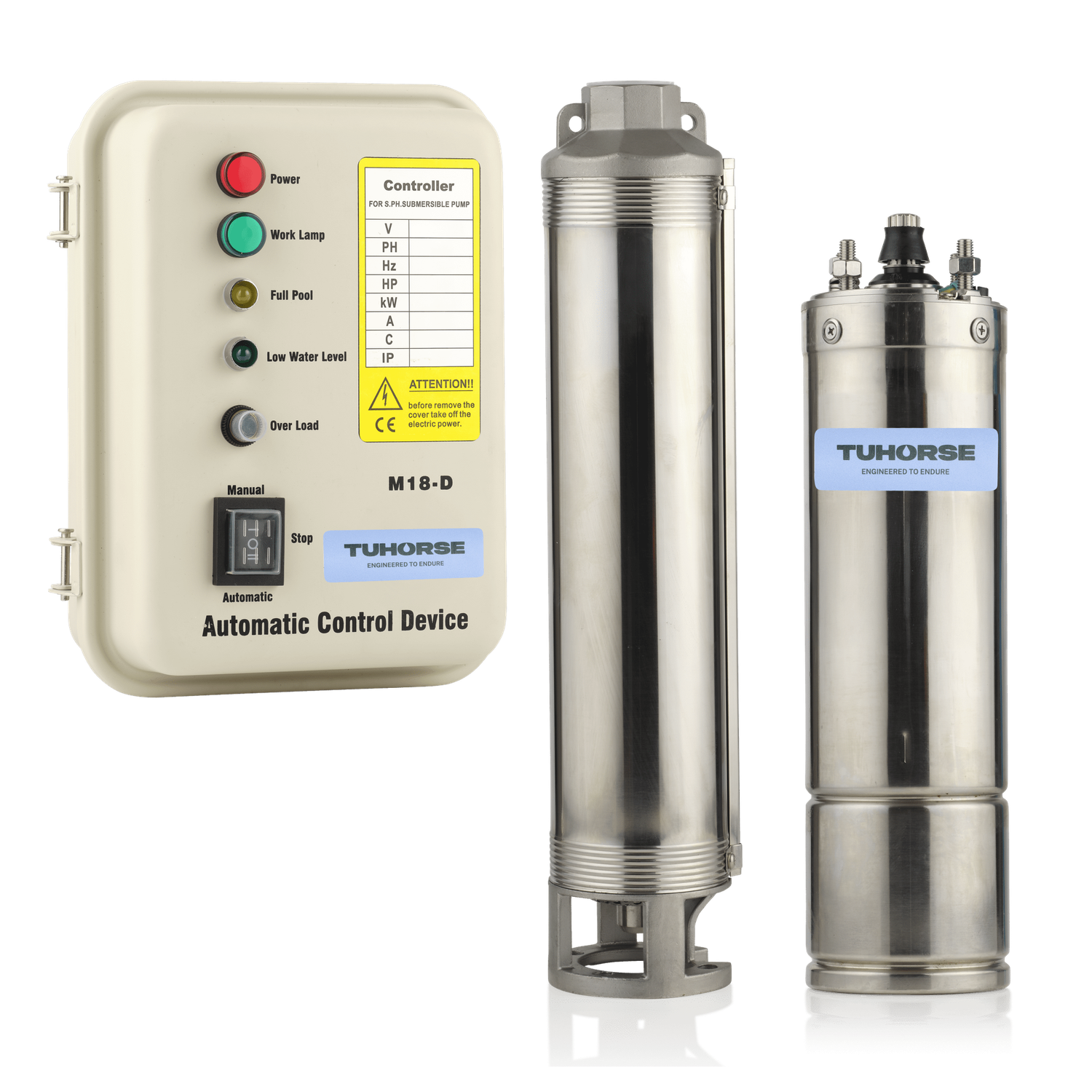 4" 0.5HP/240V S - 08 Submersible Bore Pump Package - Tuhorse Australia
