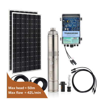 4S500 - 40/400 Submersible Solar Pump Package - Tuhorse Australia