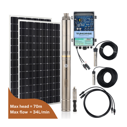 2S370-40/400 Submersible Solar Pump Package