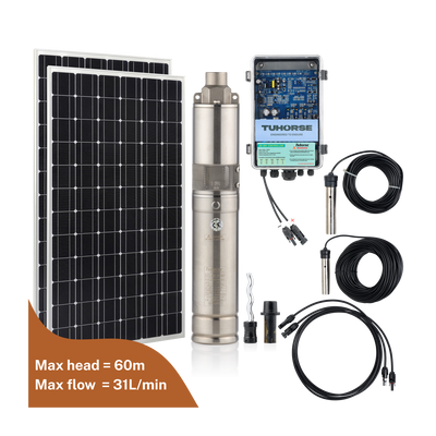 3S210-40/400 Submersible Solar Pump Package