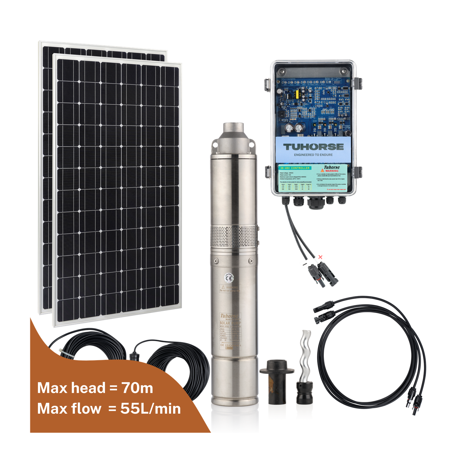 4S500-40/800 Submersible Solar Pump Package