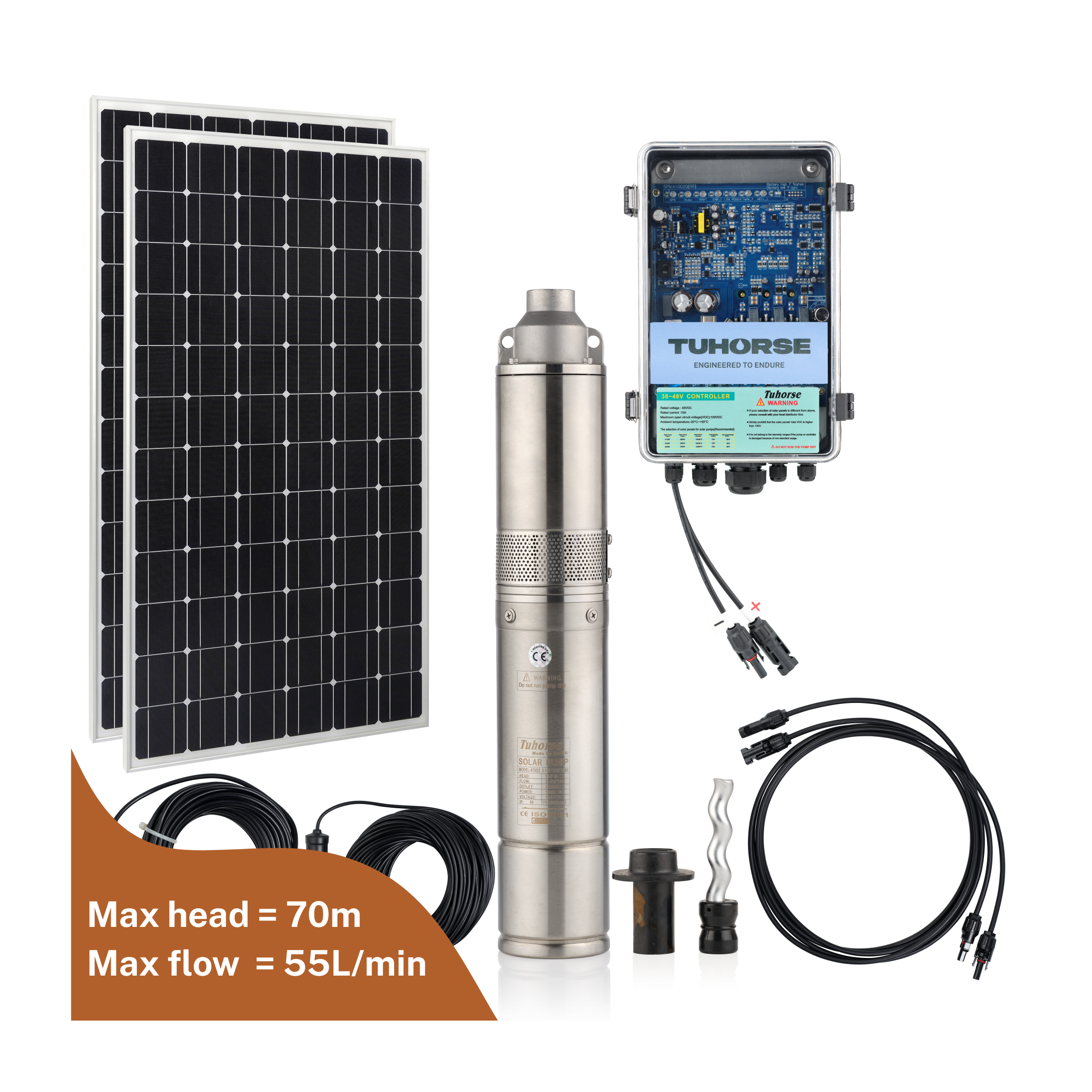 4S500-40/800 Submersible Solar Pump Package