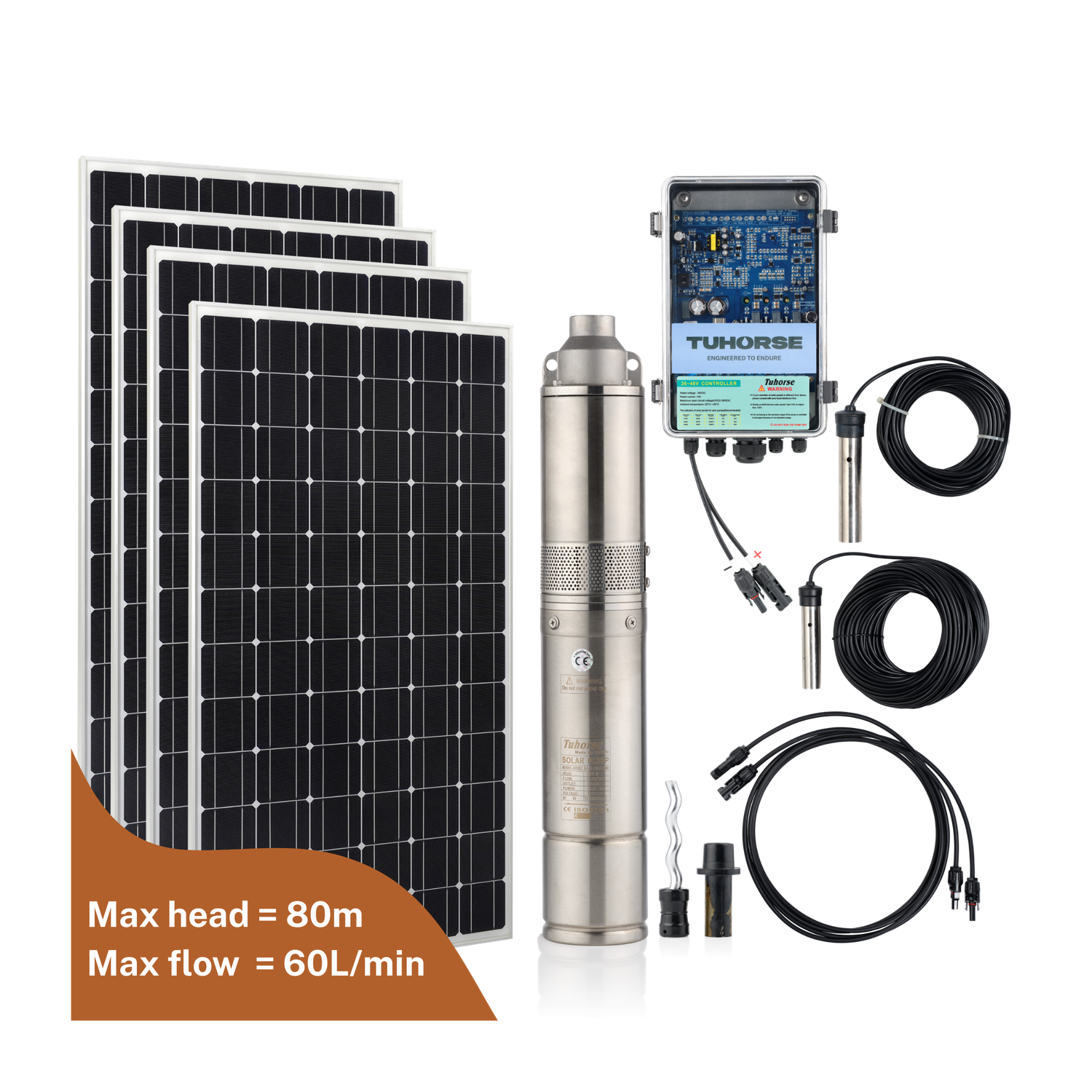 4S1000-40/800 Submersible Solar Pump Package