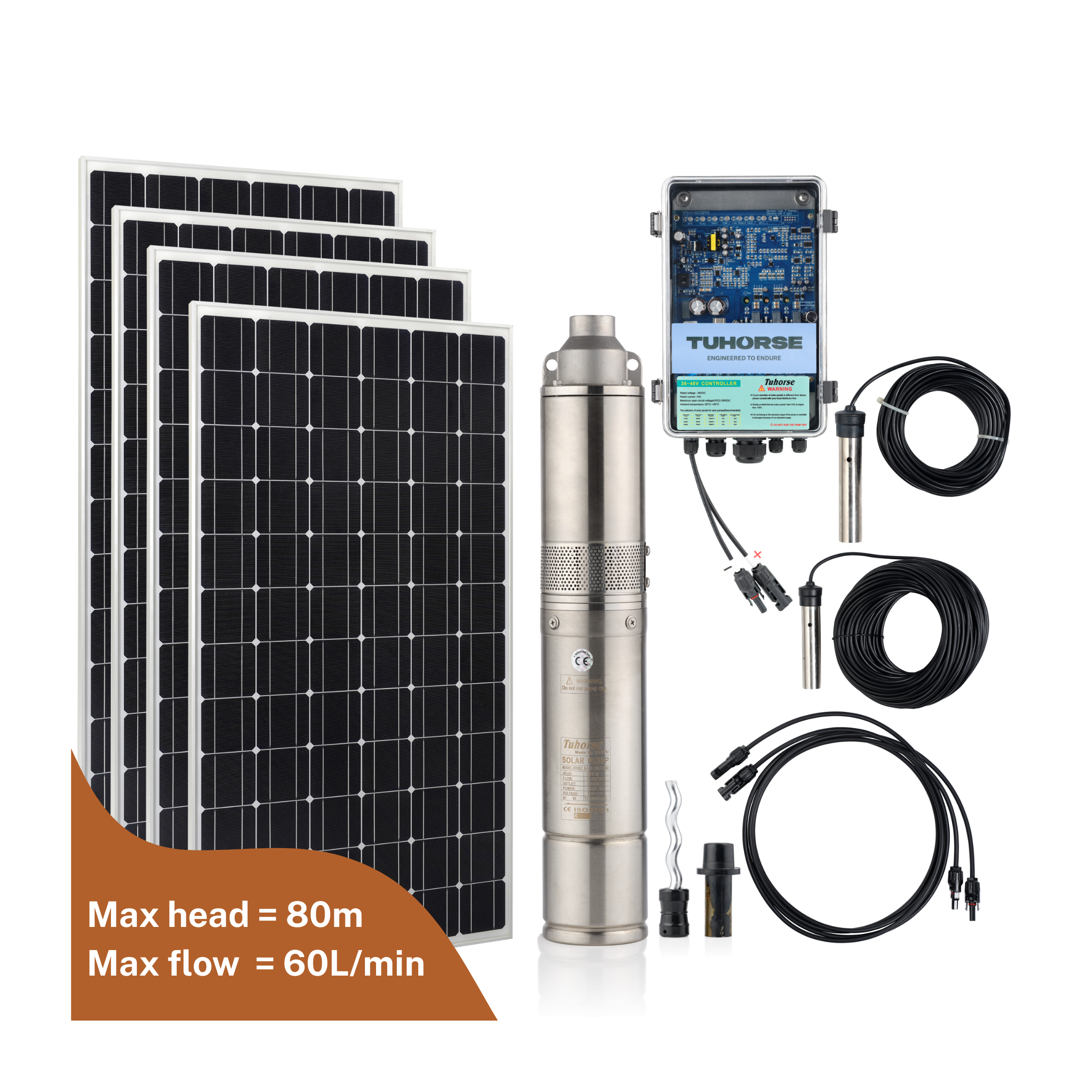 4S1000-40/800 Submersible Solar Pump Package